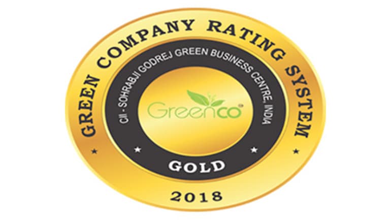 Our Manufacturing Facility at Valia is GreenCo Gold Rated
